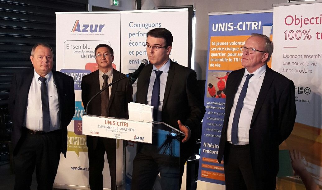 Citeo a lancé une opération pilote de sensibilisation au geste de tri à Argenteuil et Bezons, en partenariat avec l’association Unis-Cité et le Syndicat Azur