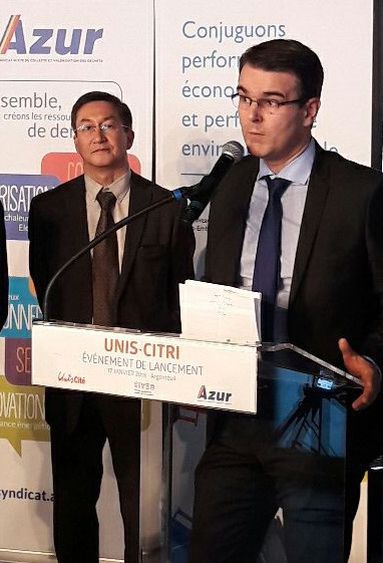 Olivier Le Clech, Citeo et Gilbert Ah-Yu, Syndicat Azur