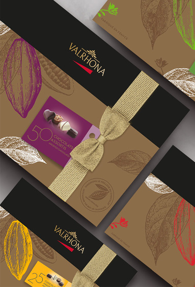 Le ballotin Valrhona : premium et éco-conçu 