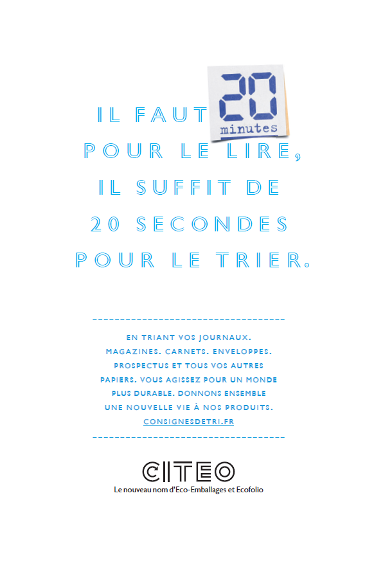 Les éditeurs de presse et Citeo sensibilisent au tri des papiers